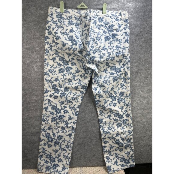 Ralph Lauren Jeans Womens Size 14 Blue White Patterned Jeans Never worn MSRP $11 - Picture 8 of 8
